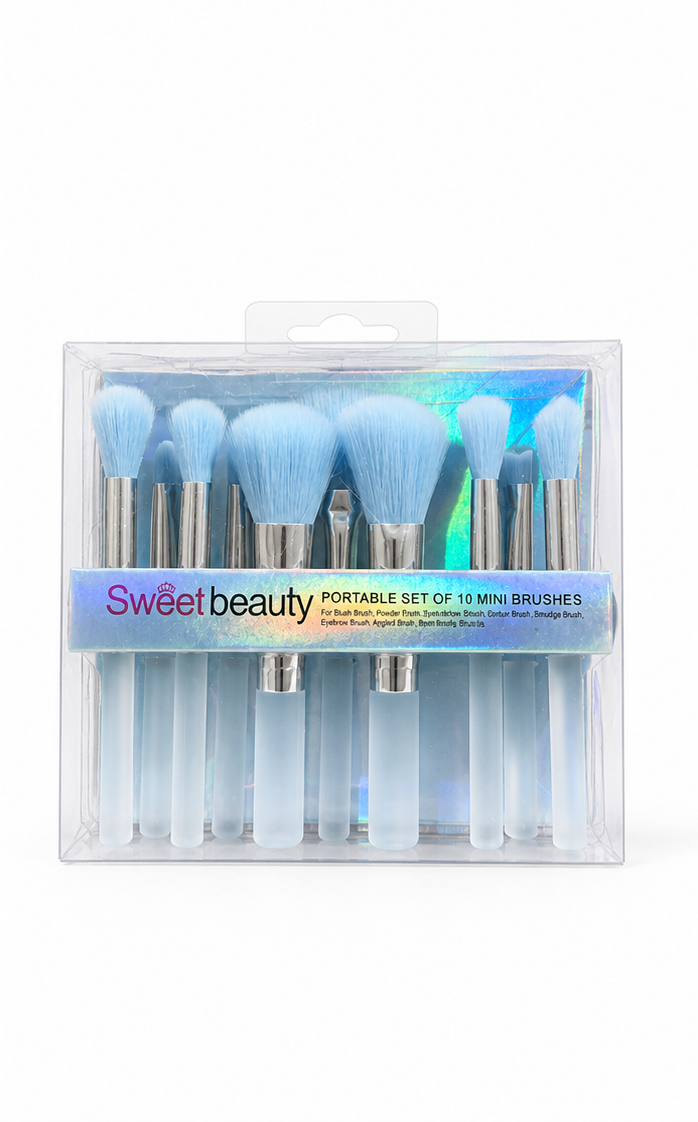 Sweet Beauty 10-Pieces Premium Makeup Brush Set Professional Kit