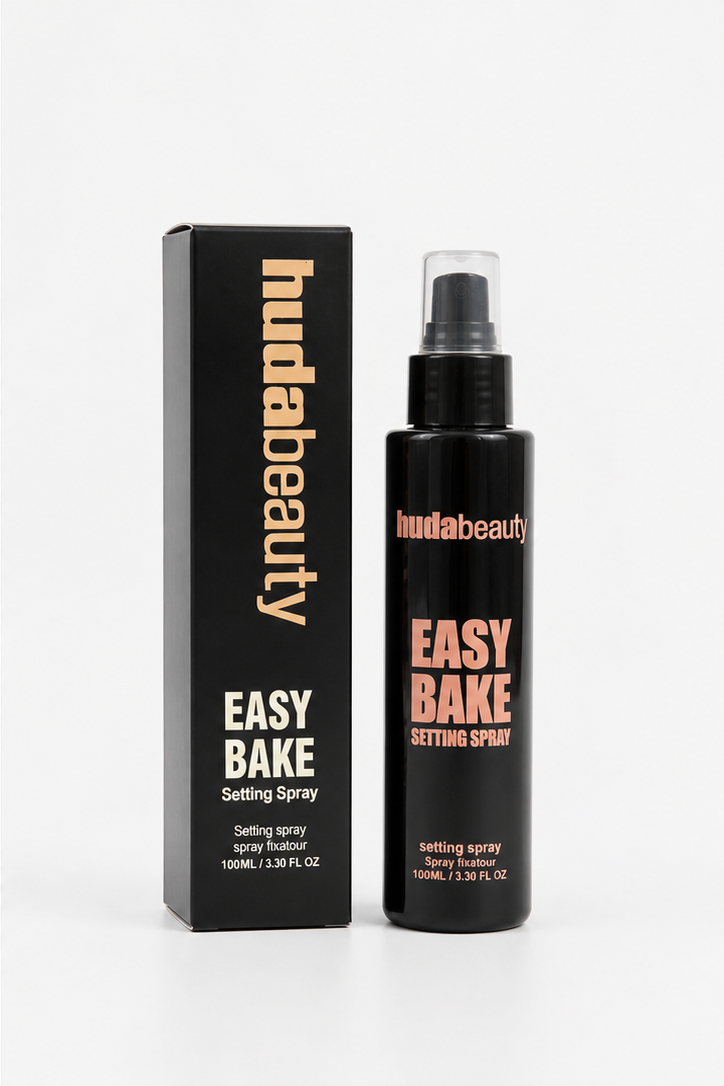 Huda Beauty Easy Bake Setting Spray – Long Lasting Matte Makeup Fixer (100ml)