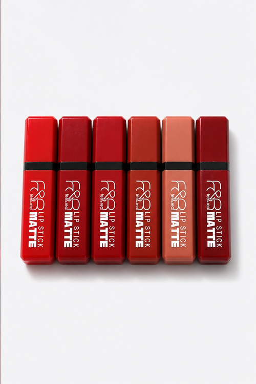 6-Piece Matte Lipstick Set – Long Lasting Soft Matte Shades Bundle