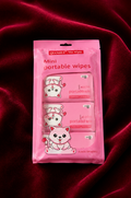 Mini Portable Wet Wipes – 8x8(64pcs) Pack Travel Set | Soft & Gentle Cleansing